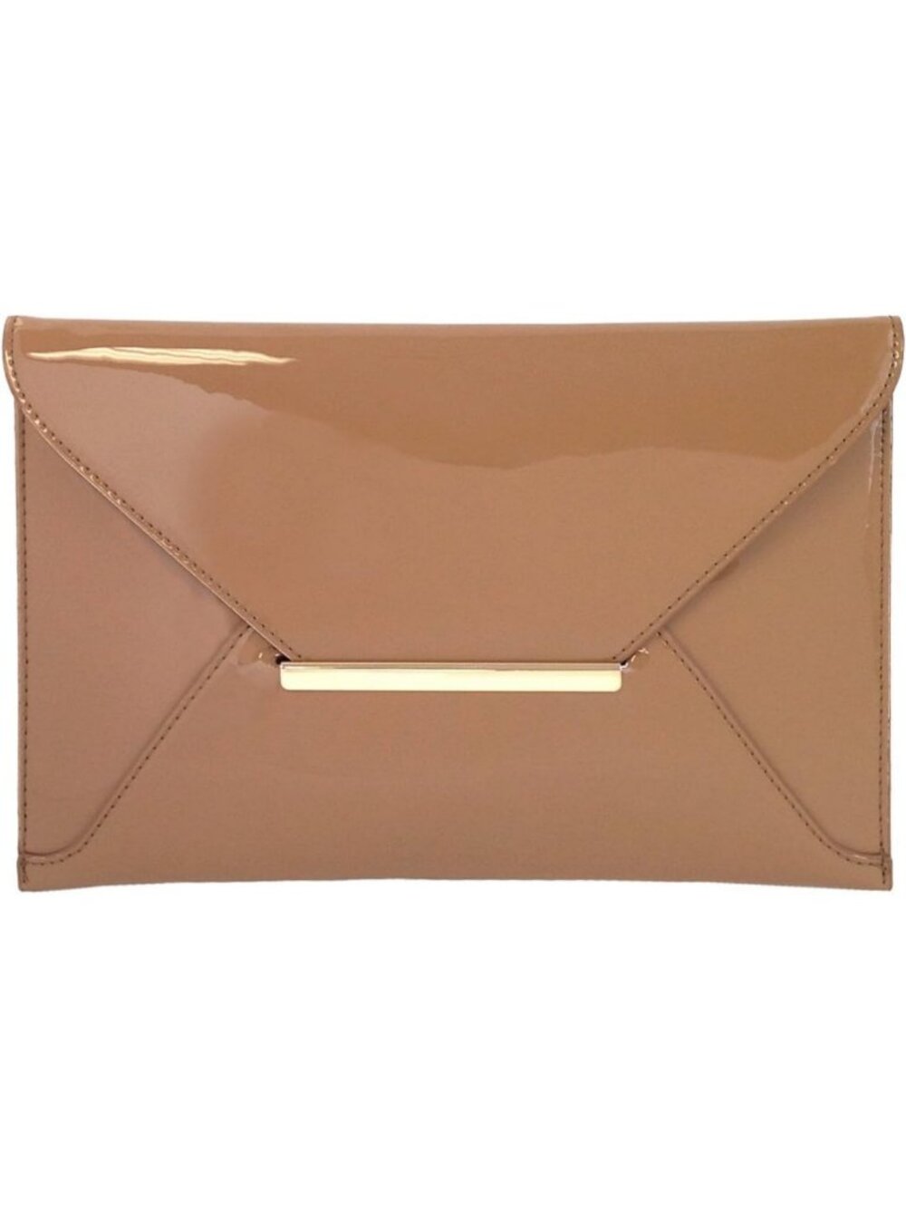 Chic Faux Patent Leather Candy Clutch Bag | Stylish Envelope Purse for Night Out